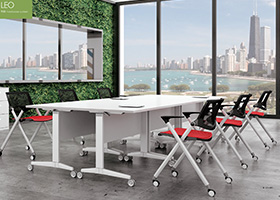 條形活動折疊會議桌、培訓桌