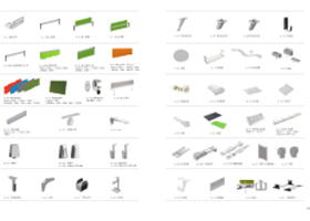 折疊培訓桌配件不單銷售